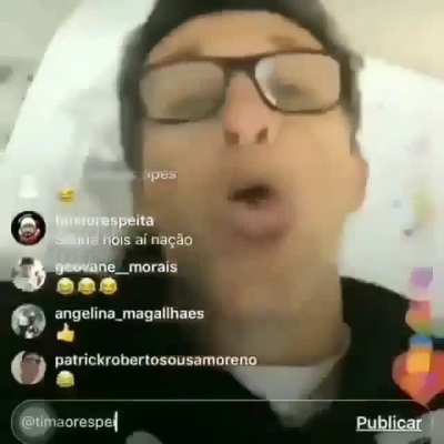 Ele ficou louco