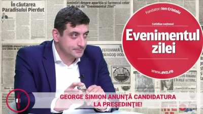 George Simion ne spune cum traieste fara bani, din "noroc"