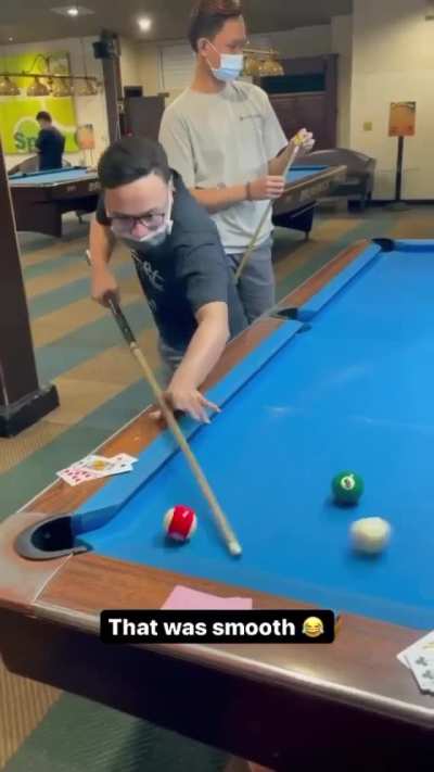 Like a true professional.