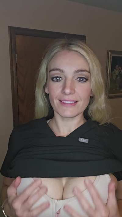 Free the titties from my nursing uniform (reveal)