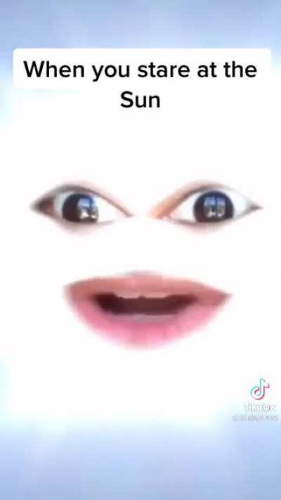Don't look at the sun kids