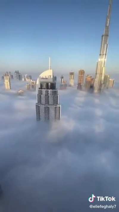 Above the clouds