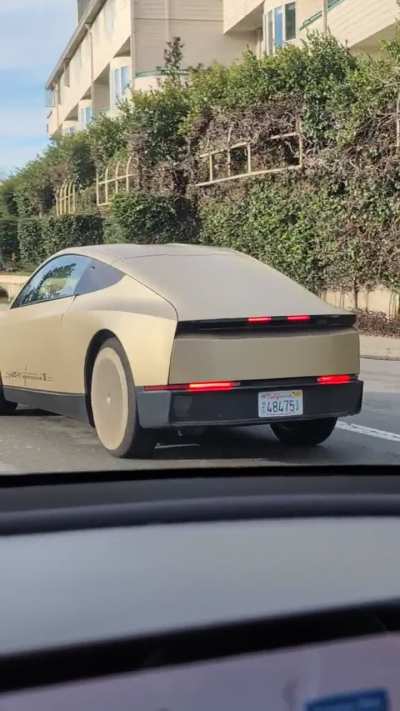 Cyber Cab V_001 driving in Palo Alto this morning