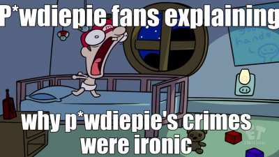 P*wdiepie fans be like: "he said the n wird ironically"