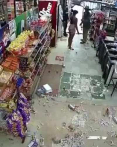 A woman trashing a store&hellip;