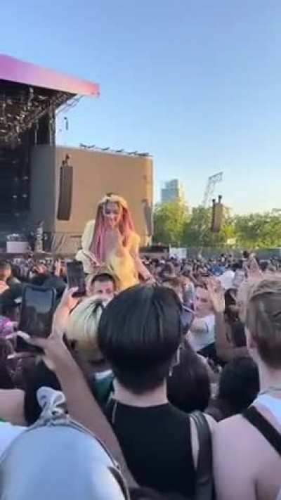 At the concert