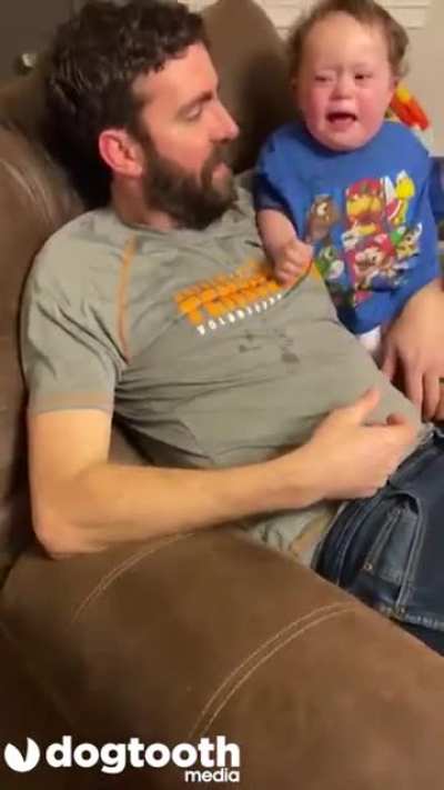 This little toddler meets his baby sister for the first time and doesn&rsquo;t want her to be away