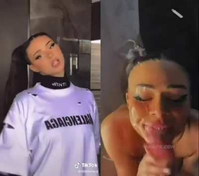 From tiktok to sucking a cock 😋