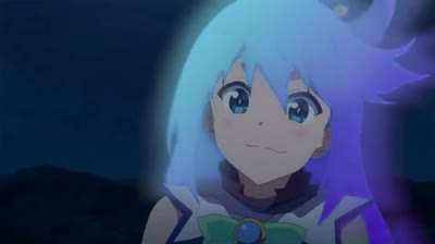 Aqua's radioactive hair [Konosuba]