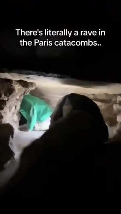 A rave in the catacombs 