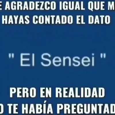 Gracias por el dato maestro