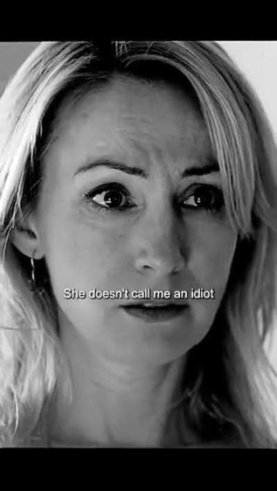 She's...