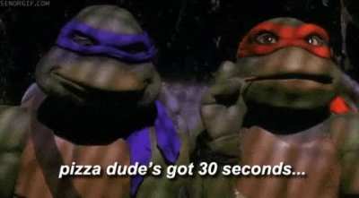 When you order a pizza from dominos and it comes late&hellip;