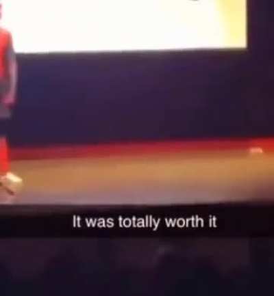 And the crowd loses it