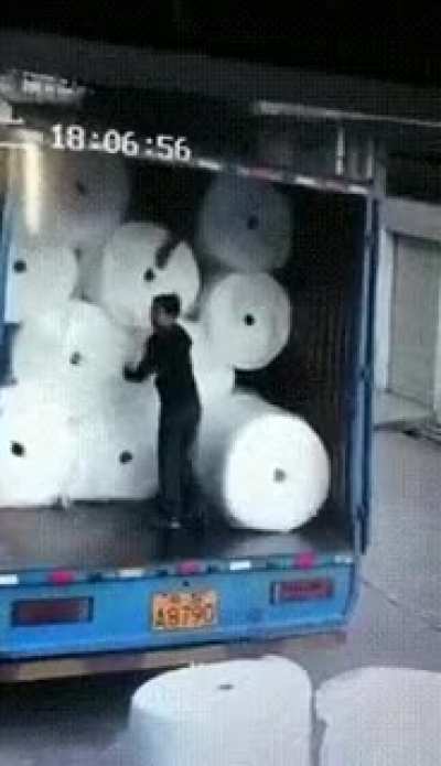 Guys loading truck