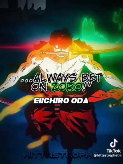 Zoro has &ldquo;Za Nika&rdquo;