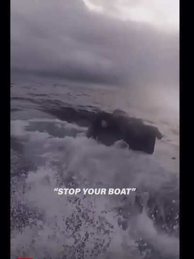Coast Guard in full tactical takes on semi submersible submarine, in the war on drugs.