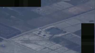 F-16 show of force on suspected insurgents in Afghanistan