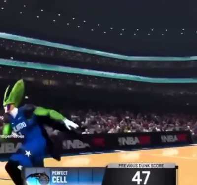 dunked on