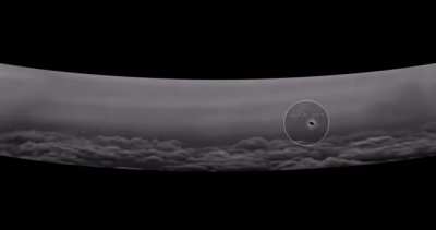 Gimbal UFO trajectory showing it come to stop. IMHO this is more powerful than the original square footage.
