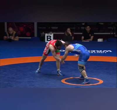 One of my highest percentage takedowns. Fake a single leg attack and go to the opposite side duck under. Also called misdirection duck under.