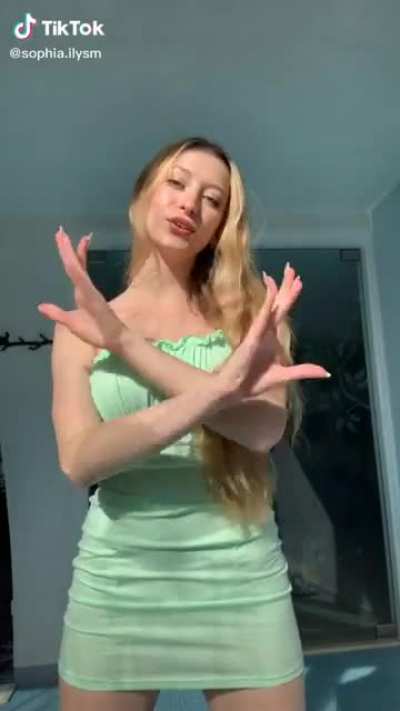 Green dress