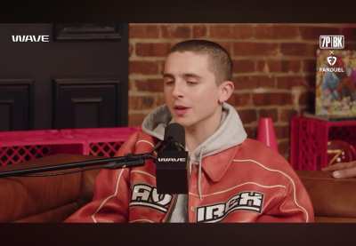 Timothee Chalamet: &ldquo;&hellip;I joke about the white boy of the year stuff and all that but it&rsquo;s a fine line to walk you know. I wanna be respectful and all the shit you&rsquo;re supposed to say blah blah blah but really I&rsquo;m just a fan. You know, I&rsquo;m a fan of Black cult