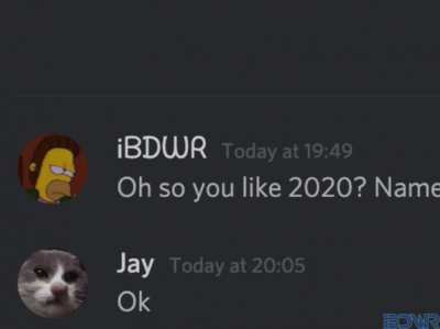 oh so you like 2020?