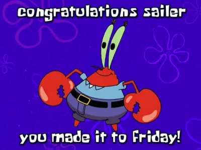 it's Friday this time, right?