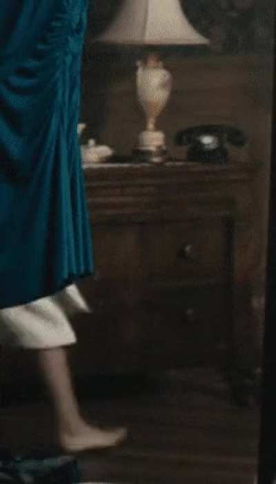In a towel