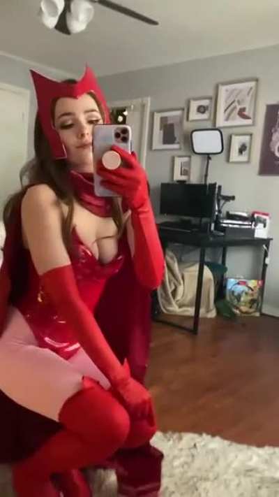 OMG this Wanda is a true Vision of beauty