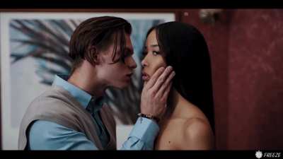 Lia Lin time freeze and kissed by naughty school mate