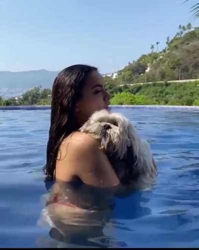 Sama y su perro