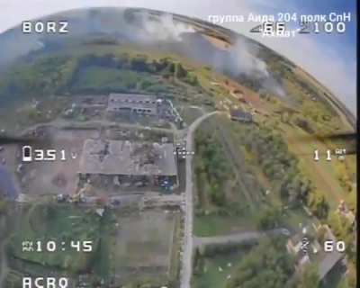 RU POV: AKHMAT FPV drone strikes on 2 Canadian Roshel Senator MRAP's of the UAF in Russkoe Porechnoe. 51.314719, 35.326407 - 51.3205235,  35.3342559.