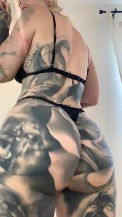 Tatted booty