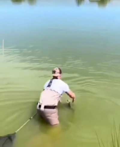 Fish catching itself