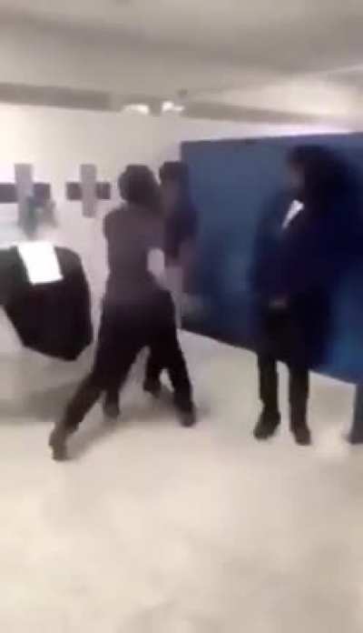 A hero came too break up the fight