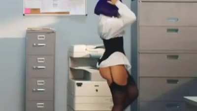 Purple and a fat ass.