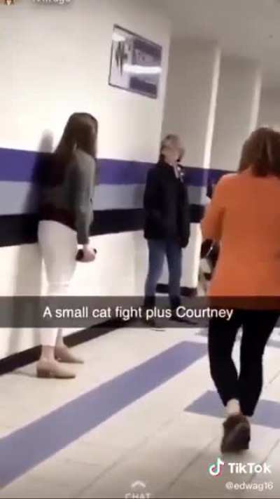 Girl has public freakout in college