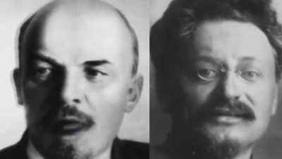 Ленин и Троцкий поют "Video Killed the Radio Star"