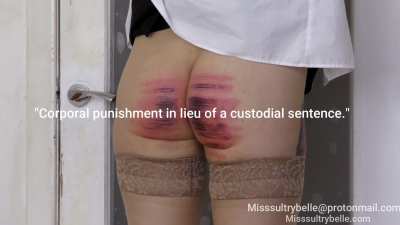 "Corporal punishment in lieu of a custodial sentence."