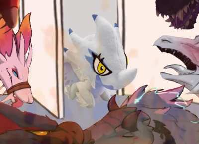 Just a lil Velk visiting different MH subreddits, very cute much wholesome :33