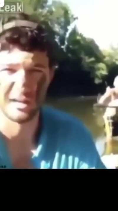 "Isso foi um peixe voando ai?"