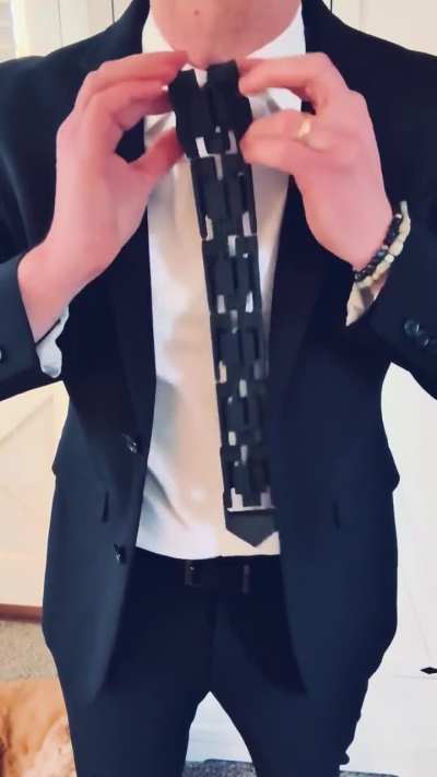 A 3D printed tie