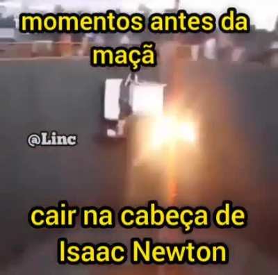 Gravidade foi tomar o caf&eacute; da manh&atilde;.