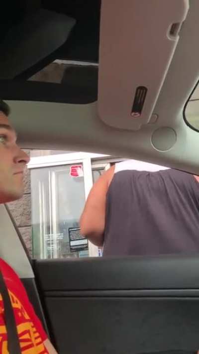 Woman walks up to Dunkin&rsquo; drive thru window to verbally assault staff over mocha being added before drizzle in her drink (rather than after).
