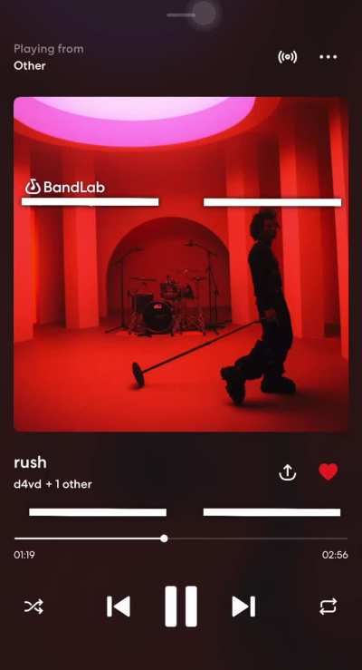 song uploaded then deleted