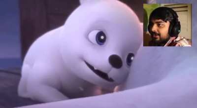 Polar bear Cub with it's mother