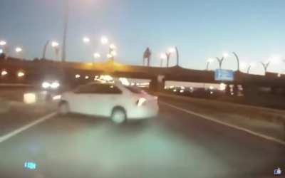 Russia: Multi-car collision