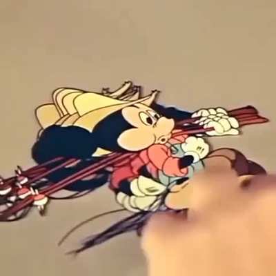 The incremental process of making animation pre-computer. 